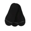3Pk Mens Non Terry No Show Liner  Black – Image 2