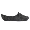 3Pk Mens 1/2 Terry Super No Show Black / Grey – Image 2