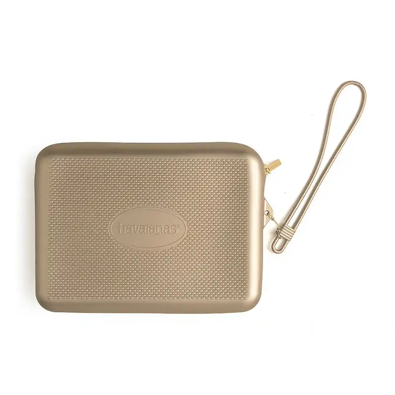 Hav. Beach Necessaire Metallic Champagne 998