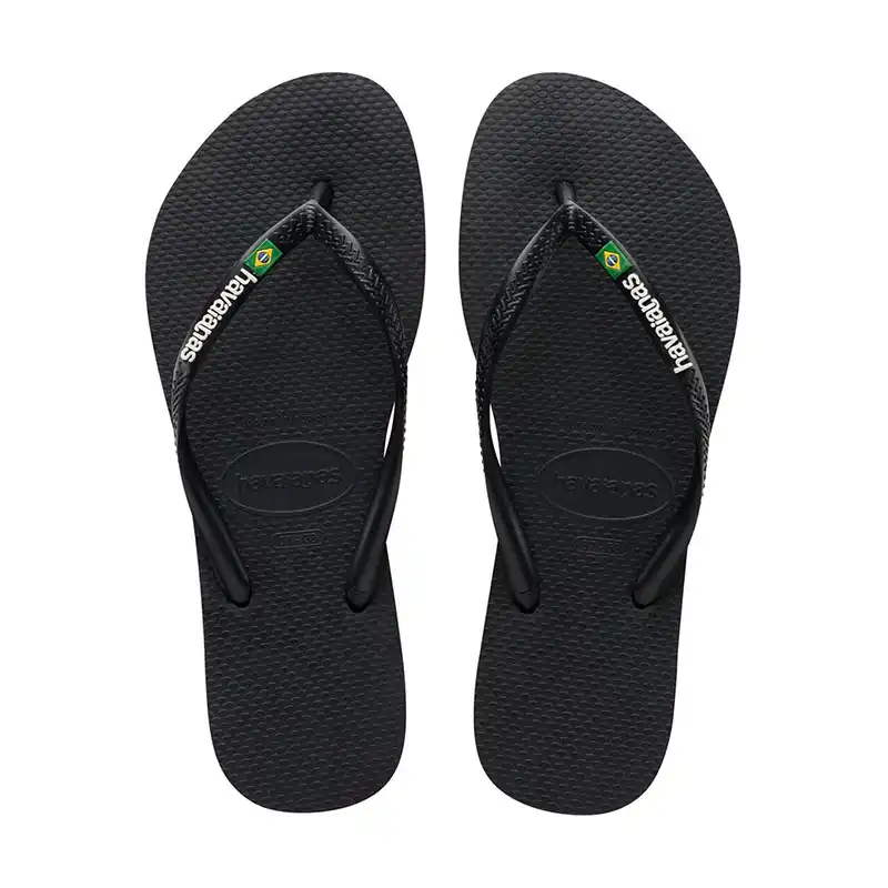 Hav. Slim Brasil Logo Black 33/34