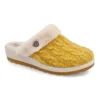 Cloth Woman Slipper Black Yellow – Image 2