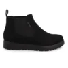 Cloth Woman Ankle Boot Black