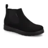 Cloth Woman Ankle Boot Black – Image 2