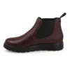 Synthetic Woman Ankle Boot Plum – Image 3