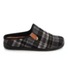Cloth Man Slipper Black