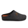 Cloth Man Slipper Anthracite