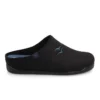 Cloth Man Slipper Black