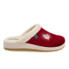 Cloth Woman Slipper Burgundy