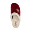 Cloth Woman Slipper Burgundy – Image 4