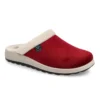 Cloth Woman Slipper Burgundy – Image 2