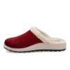 Cloth Woman Slipper Burgundy – Image 3
