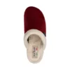 Cloth Woman Slipper Burgundy – Image 4