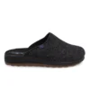 Cloth Man Slipper Black
