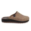 Cloth Man Slipper Brown