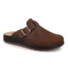 Leather Man Slipper Dark-Brown – Image 2