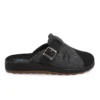 Cloth Man Slipper Black