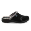 Cloth Woman Slipper Black