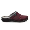 Cloth Woman Slipper Plum
