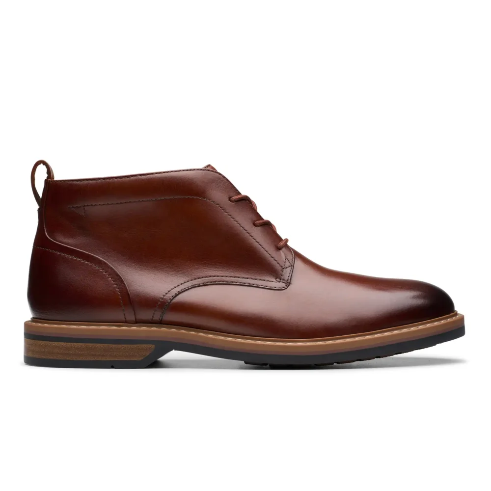 Aldwin Chukka Mid Tan Lea – Image 1