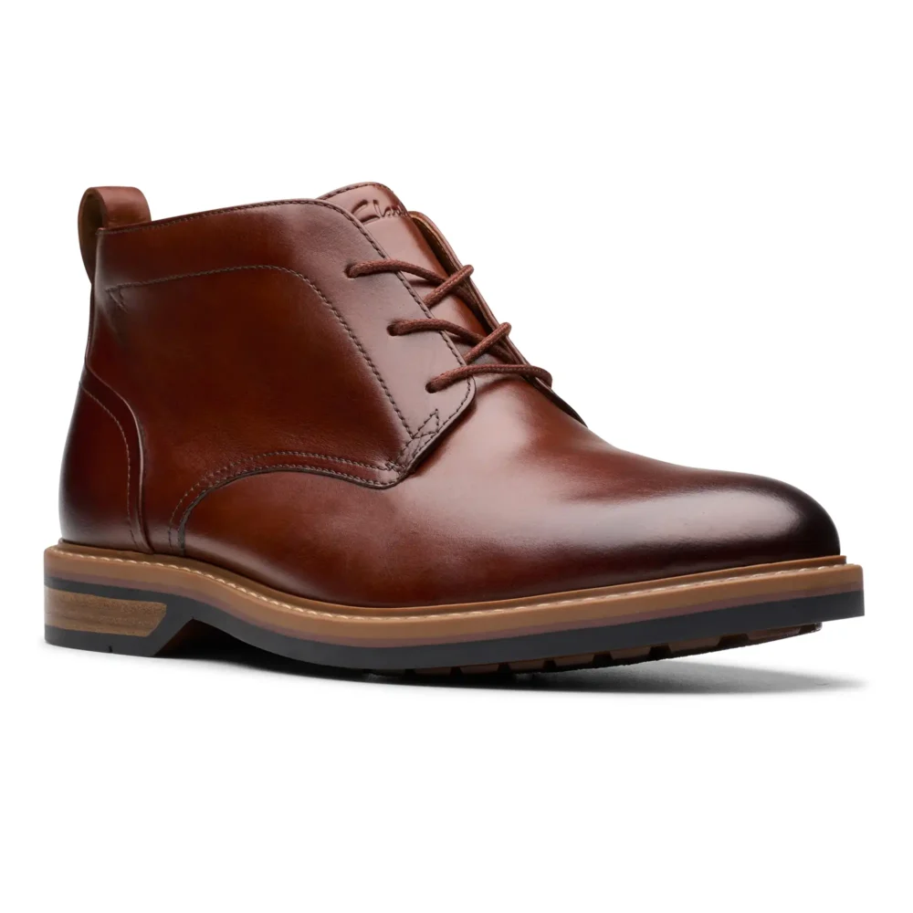 Aldwin Chukka Mid Tan Lea – Image 2