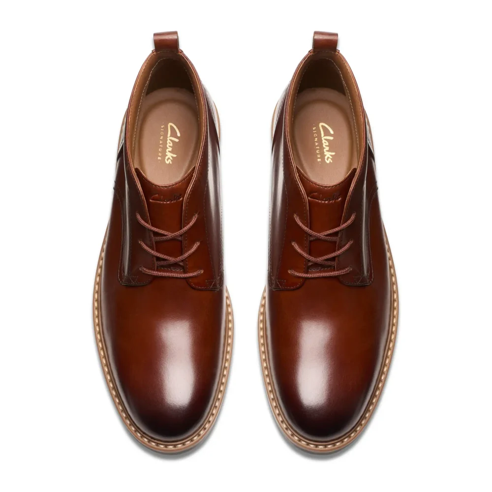 Aldwin Chukka Mid Tan Lea – Image 4