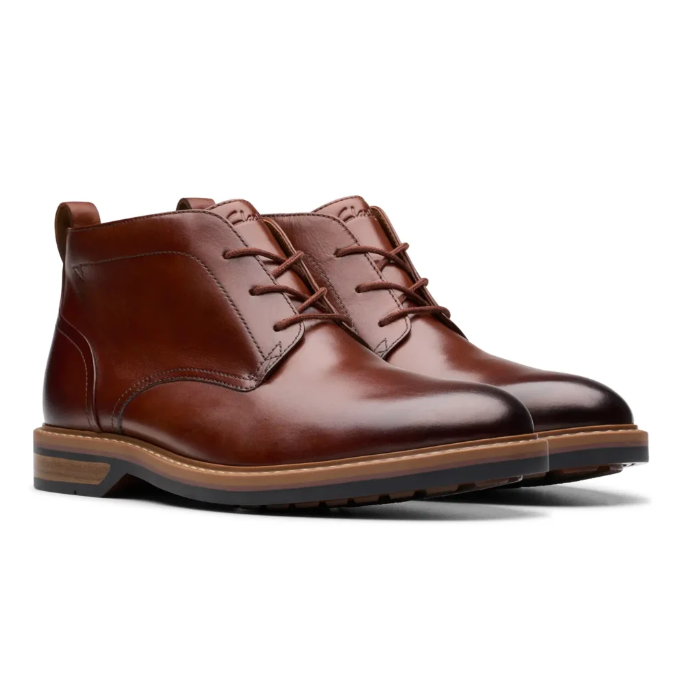 Aldwin Chukka Mid Tan Lea – Image 6