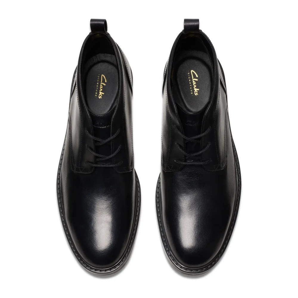 Aldwin Chukka Black Leather – Image 4