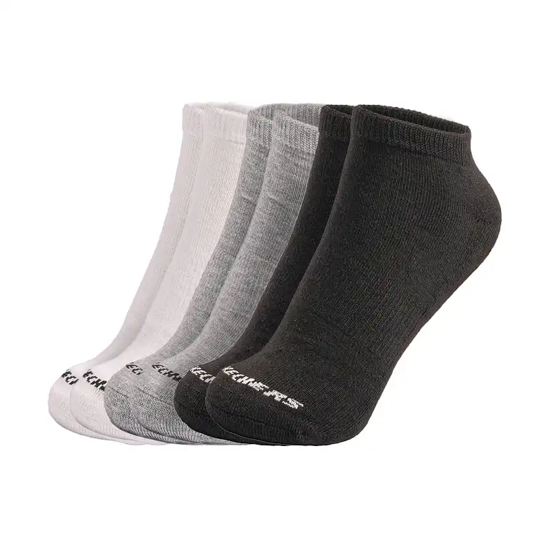 6Pk Unisex 1/2 Terry Low Cut W/Polybag