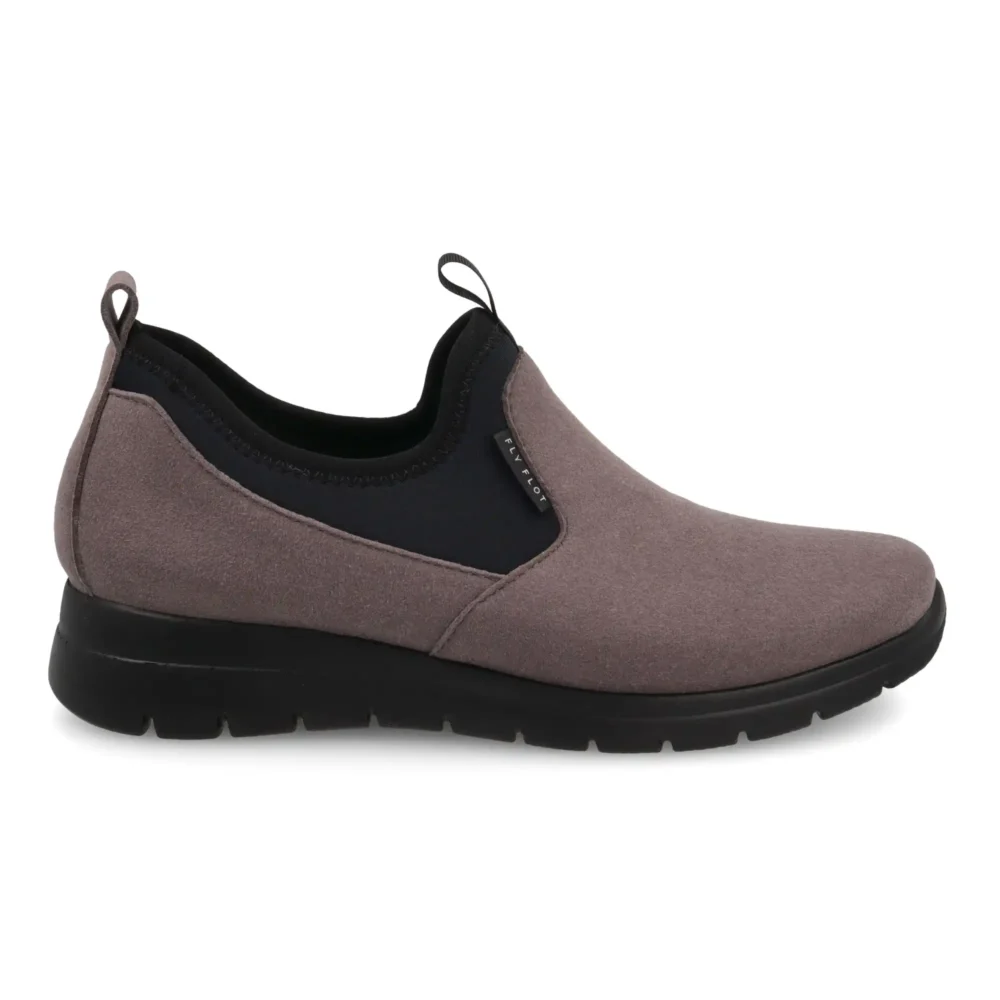 Synthetic Woman Shoe Anthracite