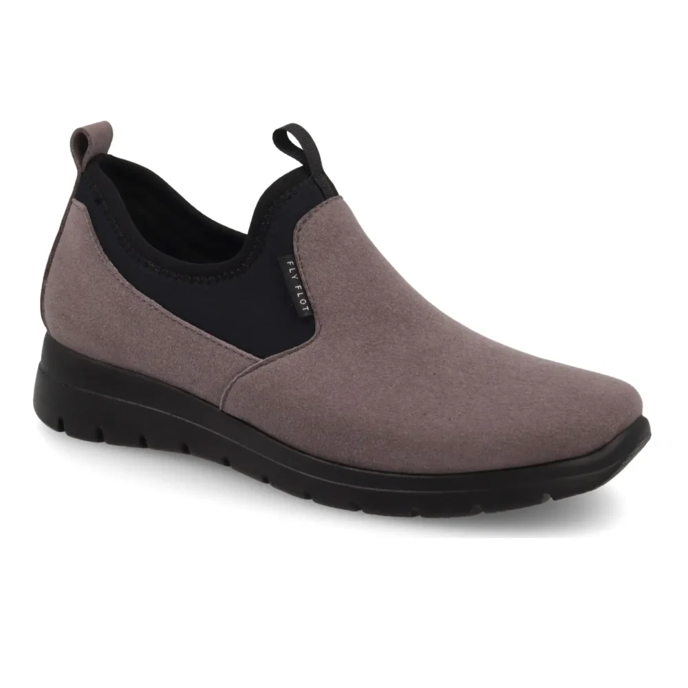 Synthetic Woman Shoe Anthracite – Image 2