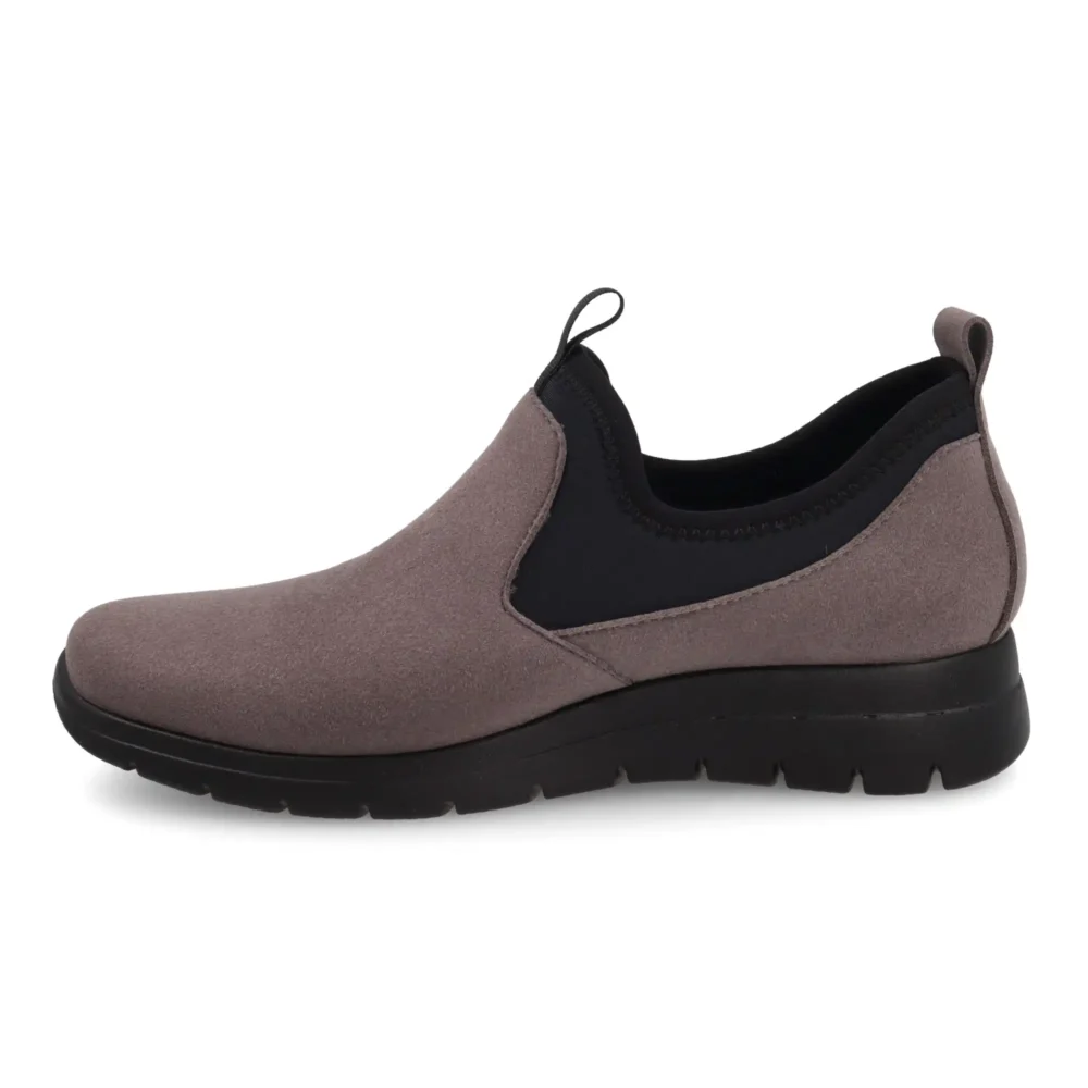 Synthetic Woman Shoe Anthracite – Image 3