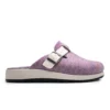Cloth Woman Slipper Dark Lilac