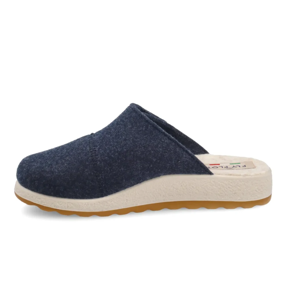 Cloth Woman Slipper Blue – Image 3
