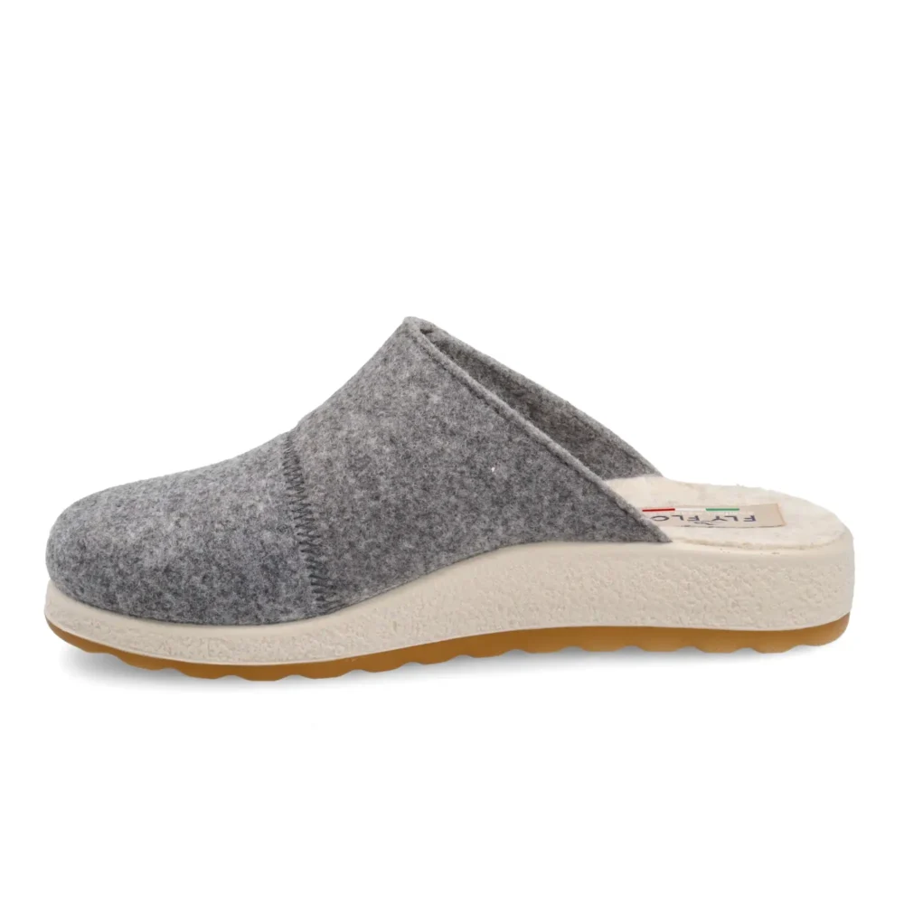 Cloth Woman Slipper Grey – Image 3