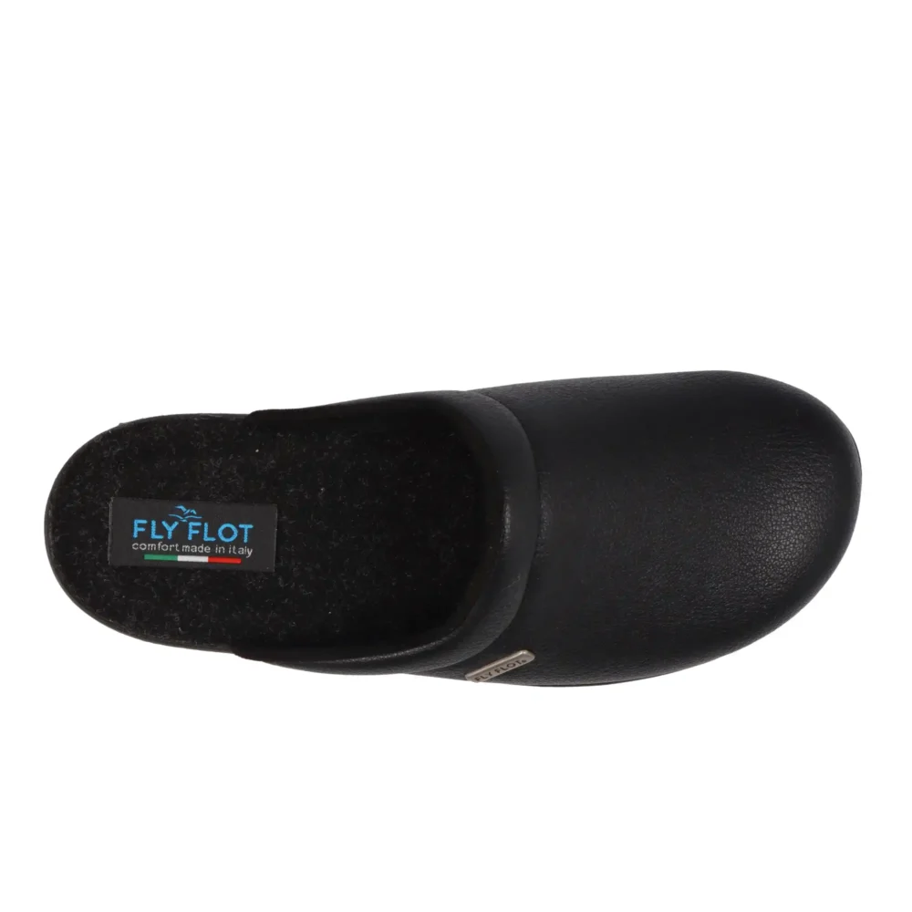 Synthetic Man Slipper Black – Image 4