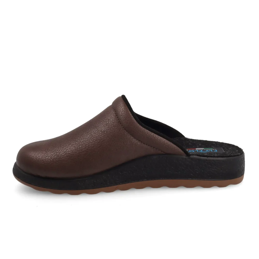 Synthetic Man Slipper Dark-Brown – Image 3