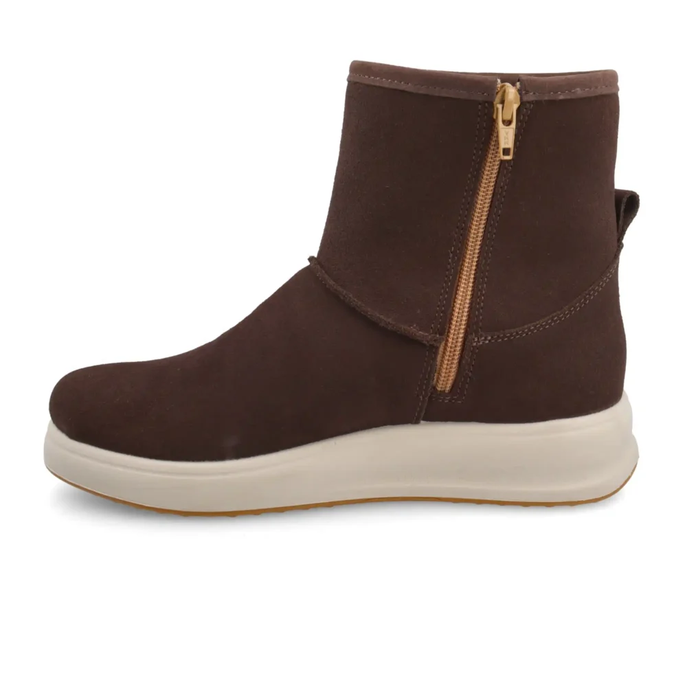 Leather Woman Boot Dark-Brown – Image 3