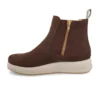 Leather Woman Ankle Boot Dark-Brown – Image 3