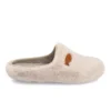 Cloth Woman Slipper Beige