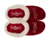 Cloth Woman Slipper Burgundy – Image 4
