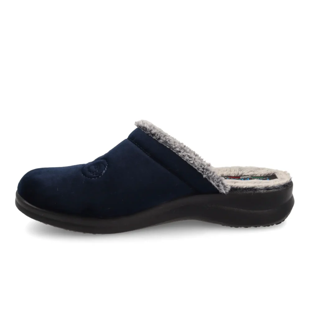 Cloth Woman Slipper Blue – Image 3