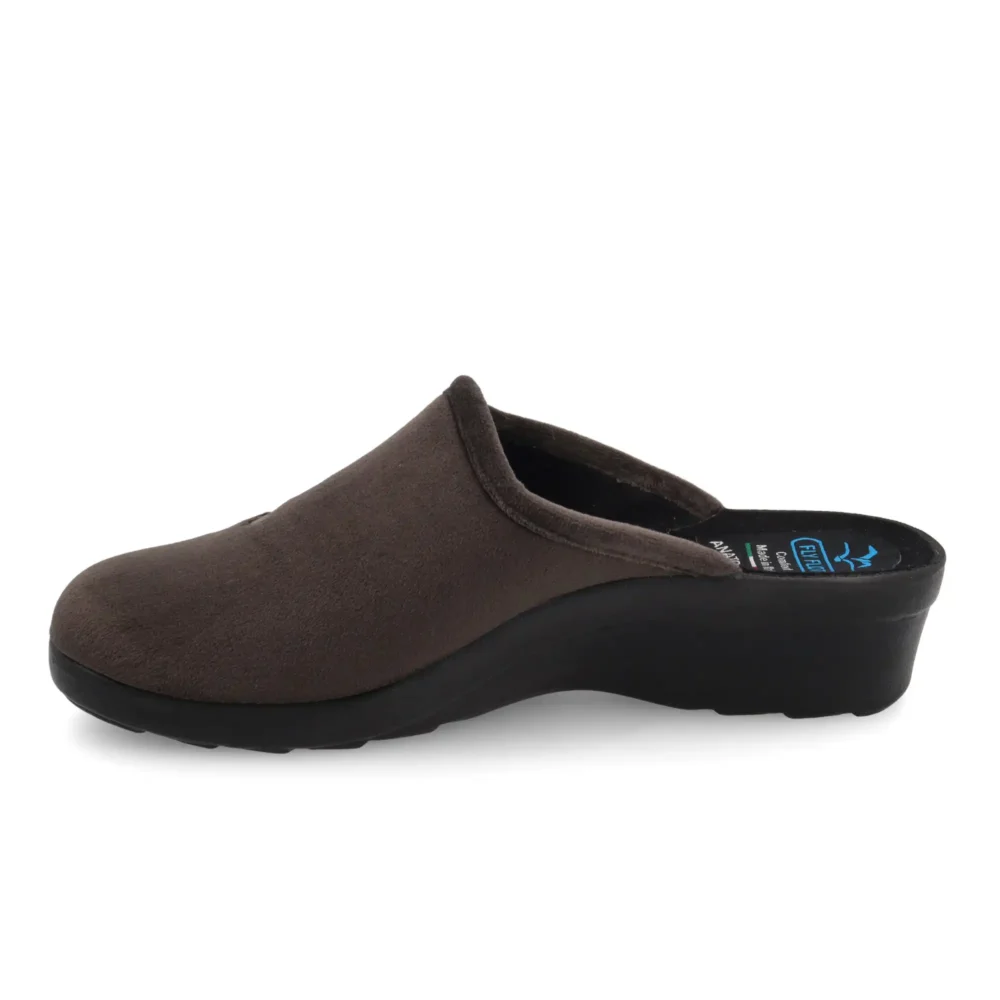 Cloth Woman Slipper Anthracite – Image 3