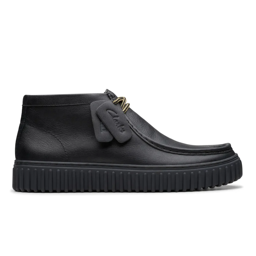 Torhill Hi Black Leather – Image 1