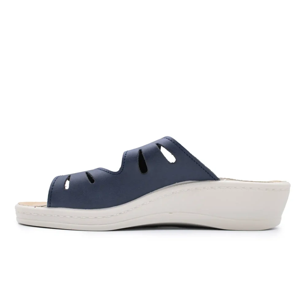 Synthetic Woman Slipper Blue – Image 3