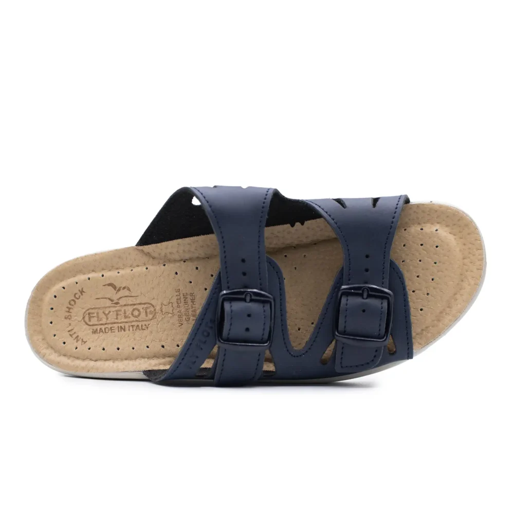 Synthetic Woman Slipper Blue – Image 4