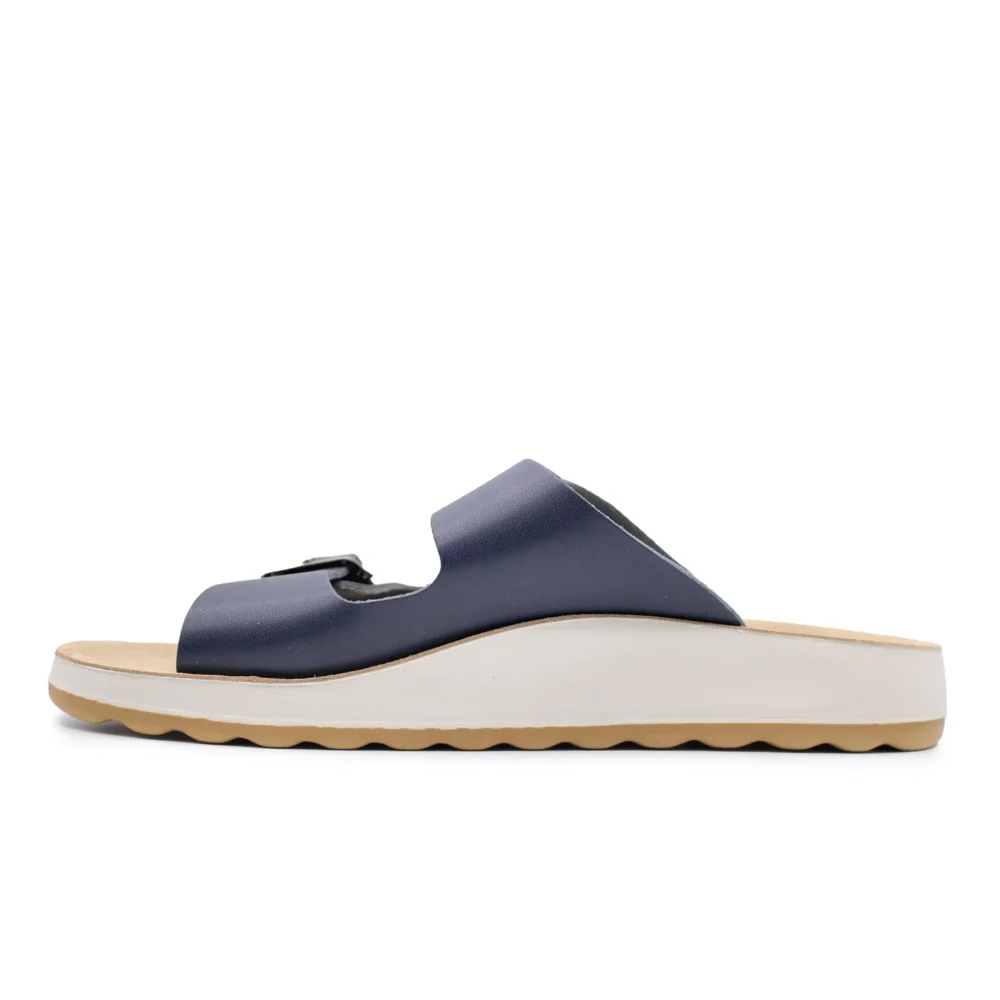 Synthetic Woman Slipper Blue – Image 3