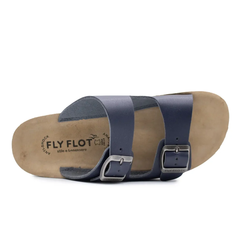 Synthetic Woman Slipper Blue – Image 4