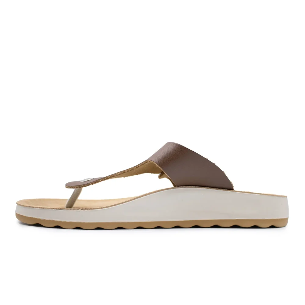Synthetic Woman Slipper Dark-Brown – Image 3