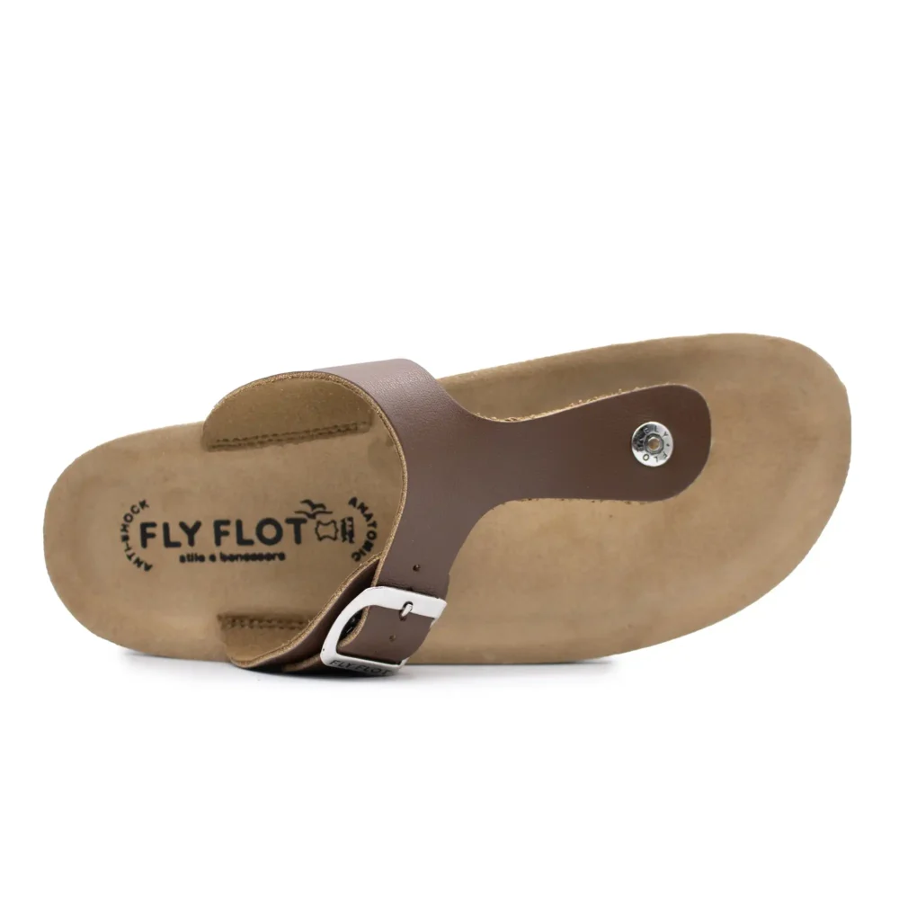 Synthetic Woman Slipper Dark-Brown – Image 4