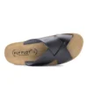 Leather Woman Slipper Black – Image 4